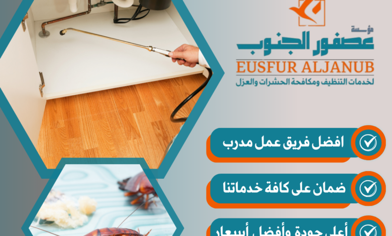 شركة مكافحة حشرات بنجران